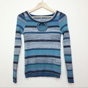 NWOT Free People Sunshine Dreamer striped top